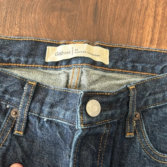 90's Patch Vintage Straight GAP Jeans - Picture 4 of 4